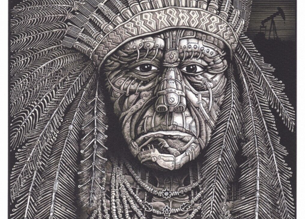 Chief Mini Archival Print by Emek Golan