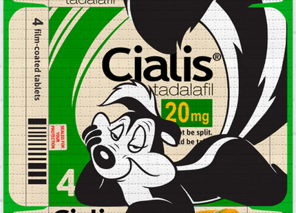 Cialis Le Pew Blotter Paper Archival Print by Ben Frost