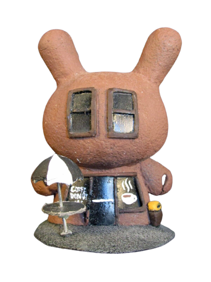 Coffee Shop Original Dunny Town Art Toy by Task One