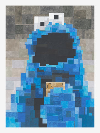 Cookie Monster Sesame Street Archival Print by Adam Lister