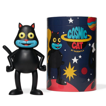 Cosmic Cat Black Art Toy by Dabs Myla x Beyond The Streets