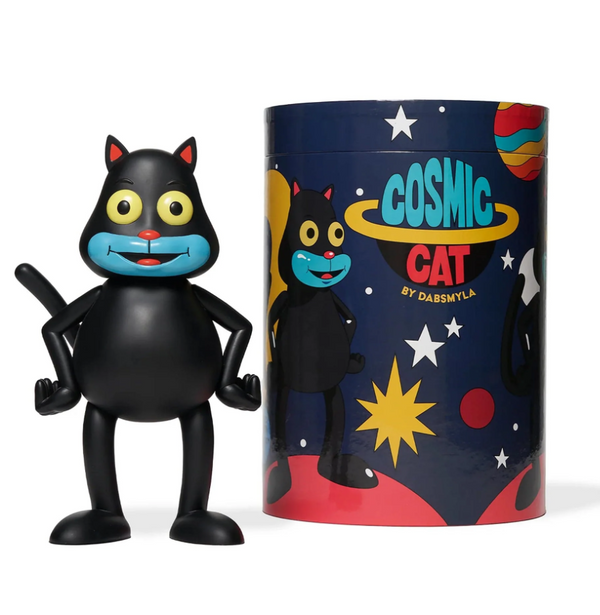 Cosmic Cat Blue Art Toy Print par Dabs Myla