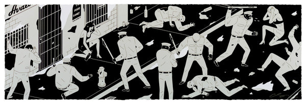 Cruelty Is the Message, sérigraphie Bone de Cleon Peterson