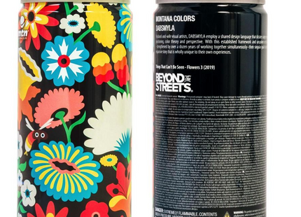 Dabsmyla Pastel Orange Spray Paint Can Artwork by Montana MTN Dabs Myla