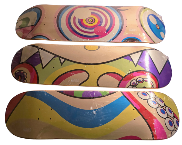 Juego de tablas de skate ComplexCon x Dobtopus de Takashi Murakami TM/KK