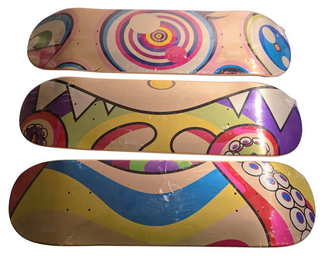 Damaged ComplexCon x Dobtopus Skateboard Deck Set by Takashi Murakami TM/KK