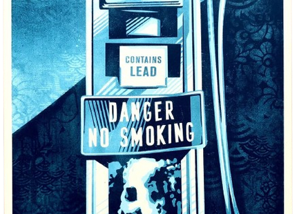 Danger No Smoking AP Silkscreen Print by Shepard Fairey- OBEY