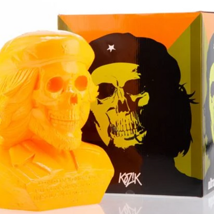 Dead Che SDCC Orange Signed Vinyl Bust Sculpture by Frank Kozik