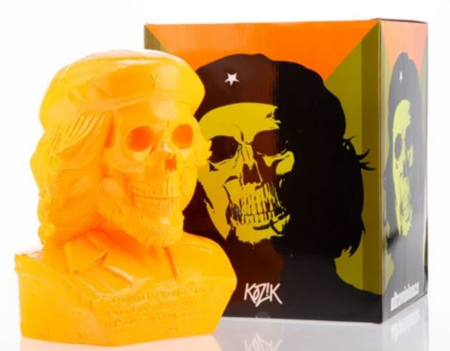 Dead Che SDCC Orange Signed Vinyl Bust Sculpture by Frank Kozik