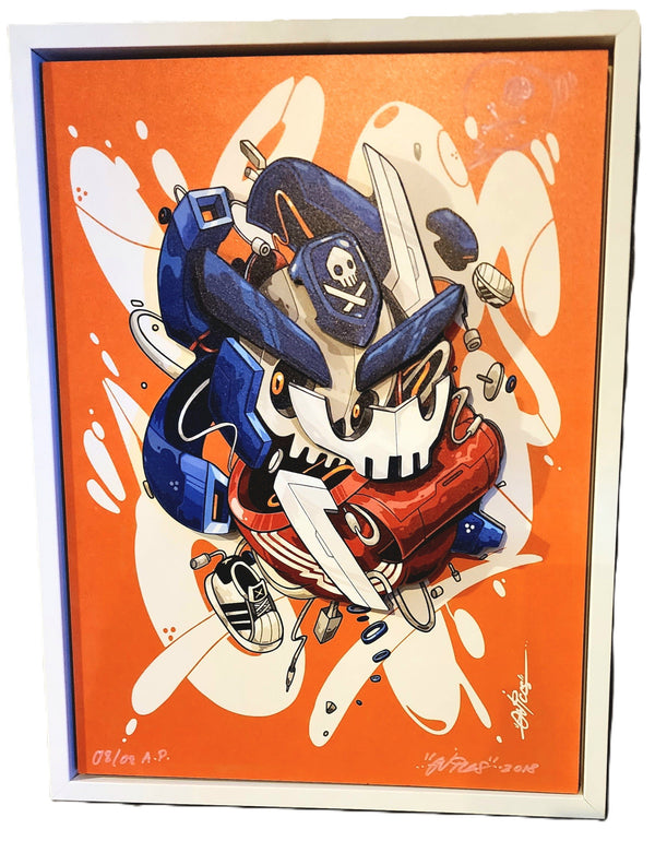 Destroy, Rebuild, Repeat AP HPM Artist Proof Wood Print by Quiccs