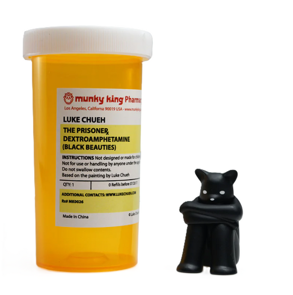 Dextroanfetamina Black Beauty El Oso Prisionero Juguete Artístico de Luke Chueh