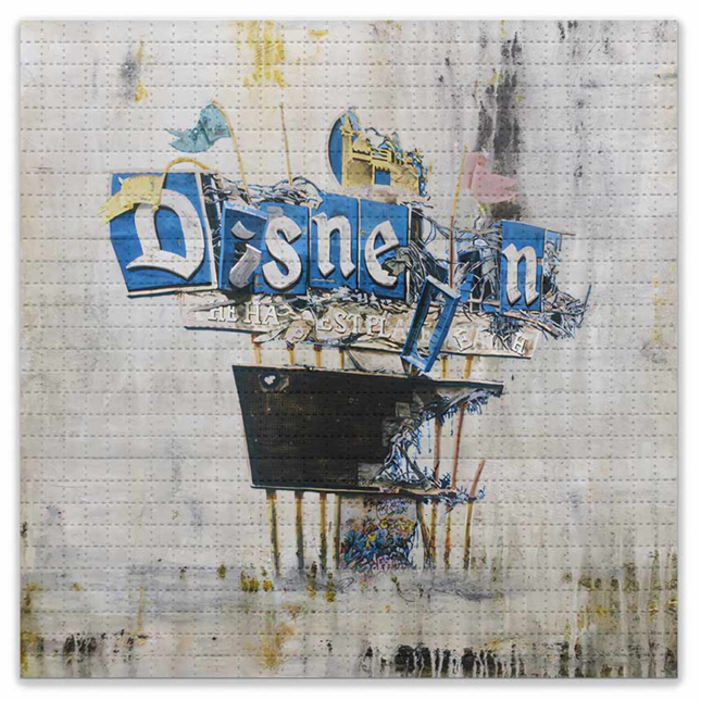 Dismaland Sign Blotter Paper Archival Print by Jeff Gillette