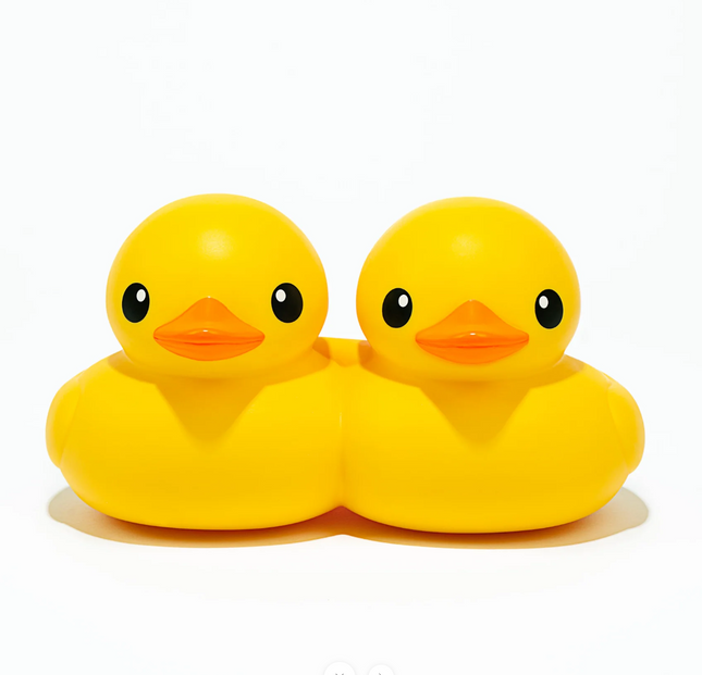 Double Ducks Vinyl Art Toy by Florentijn Hofman