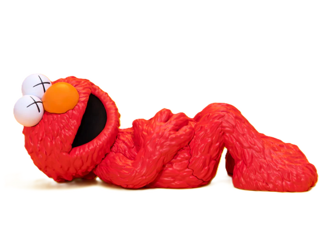 Elmo Art Toy by Sesame Street x Kaws- Brian Donnelly