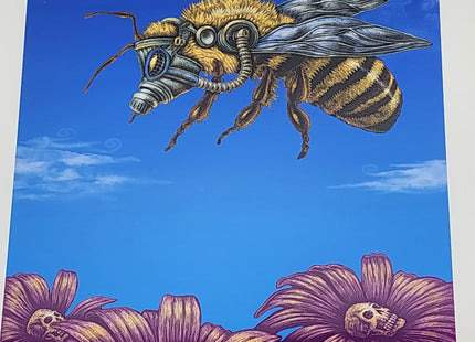 Endangered Bees Mini Archival Print by Emek Golan