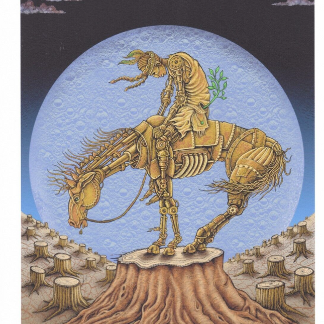 End of the Trail Mini Archival Print by Emek Golan