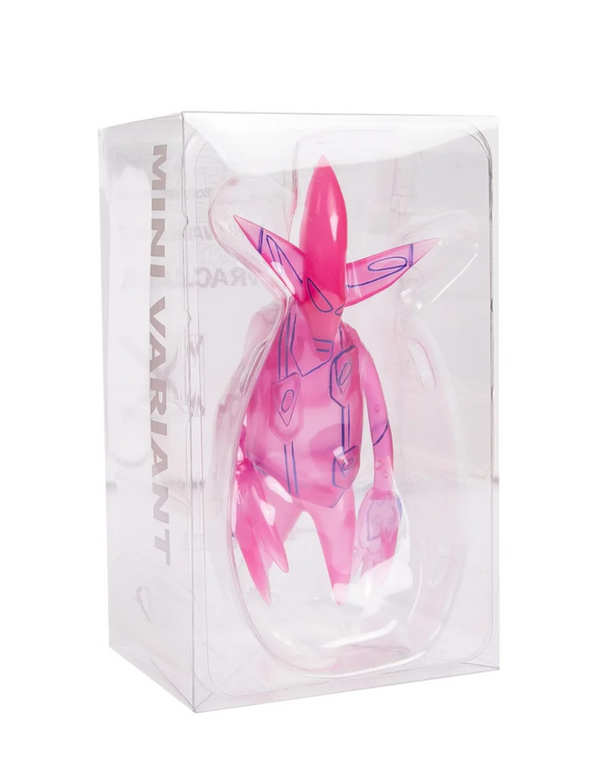 FL-001 Mini Pointman Pink Vinyl Figure Art Toy by Futura 2000- Leonard McGurr