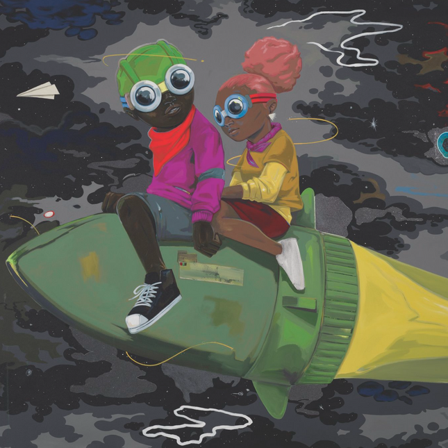 Finally Some Alone Time Archival Print by Hebru Brantley