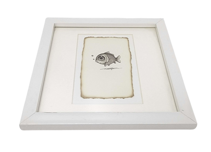 Fish Original Graphite Pencil Drawing by Naoto Hattori