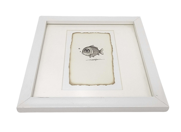 Fish Original Graphite Pencil Drawing by Naoto Hattori