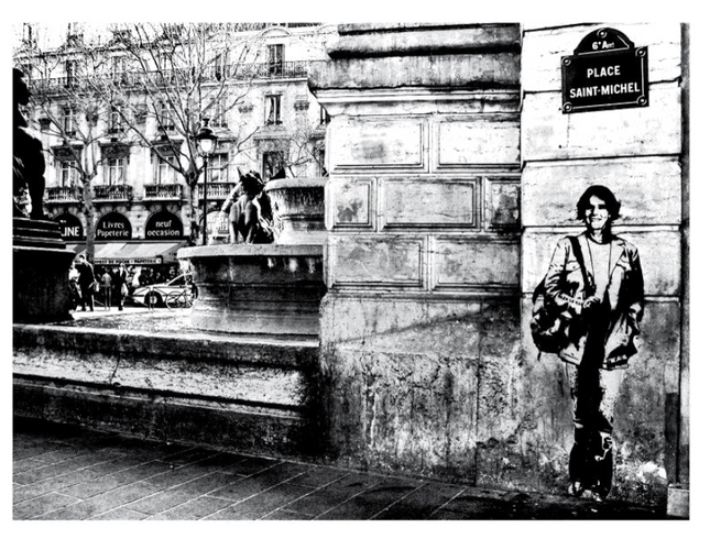 Florence Aubenas AP Silkscreen by Shepard Fairey- OBEY x Blek le Rat