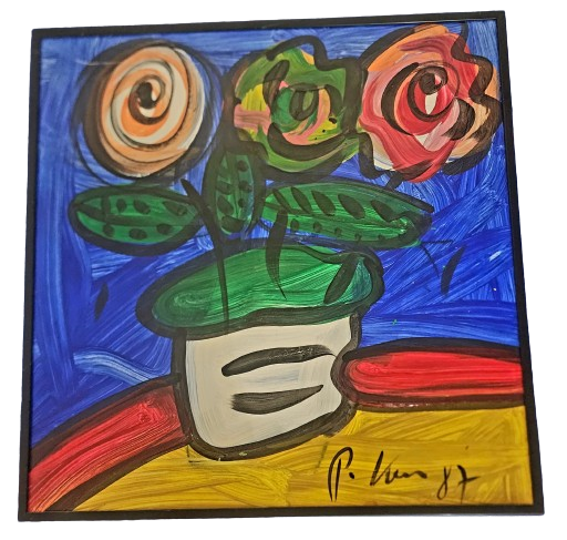 Flower Bouquet 87 Original Oil Painting by Peter Keil