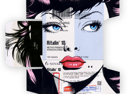 Four Tablets Daily Archival Print by Ben Frost