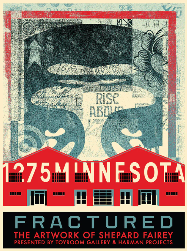 Fractured Exhibition Silkscreen Print by Shepard Fairey- OBEY