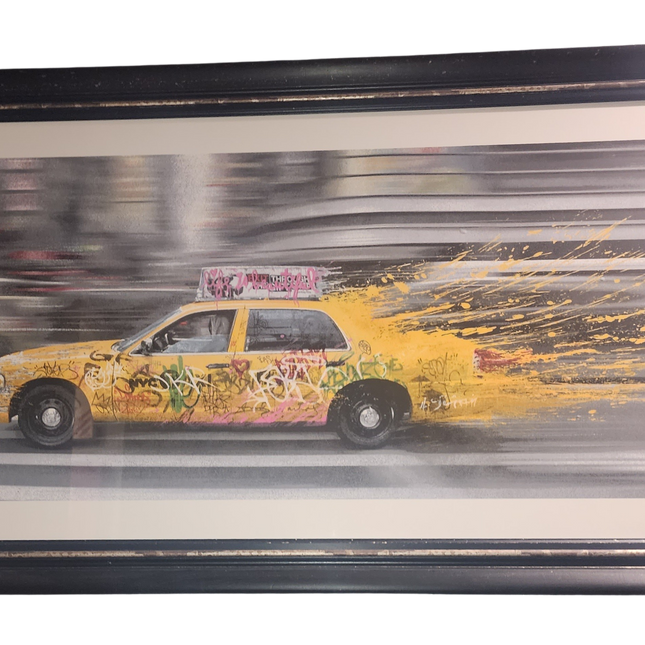 Going to NY Silkscreen Print by Mr Brainwash- Thierry Guetta