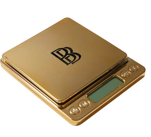 Gold Digital Scale Object Art by Ben Baller