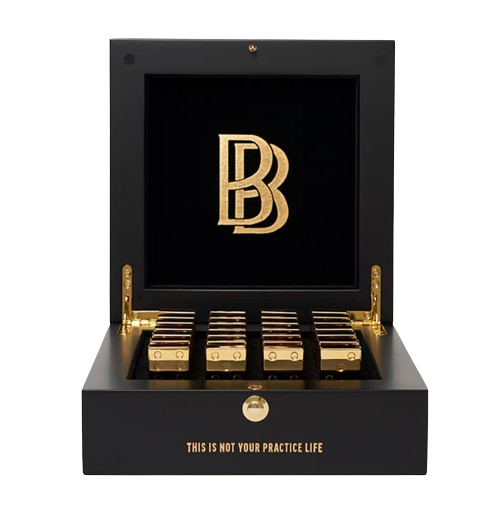 Gold Domino Set Object Art by Ben Baller