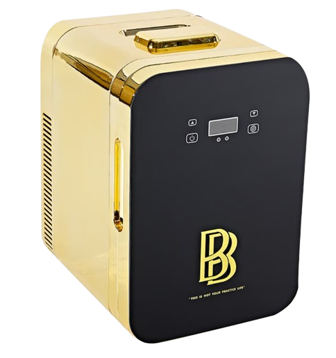 Gold Mini Fridge Object Art by Ben Baller