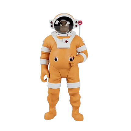 Gorillaz Russel Astronauts Music Figure Art Toy by SuperPlastic