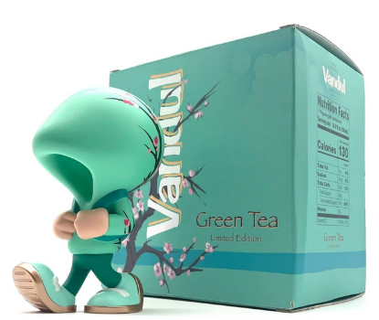 Green Tea Walk Resin Art Toy by Vandul