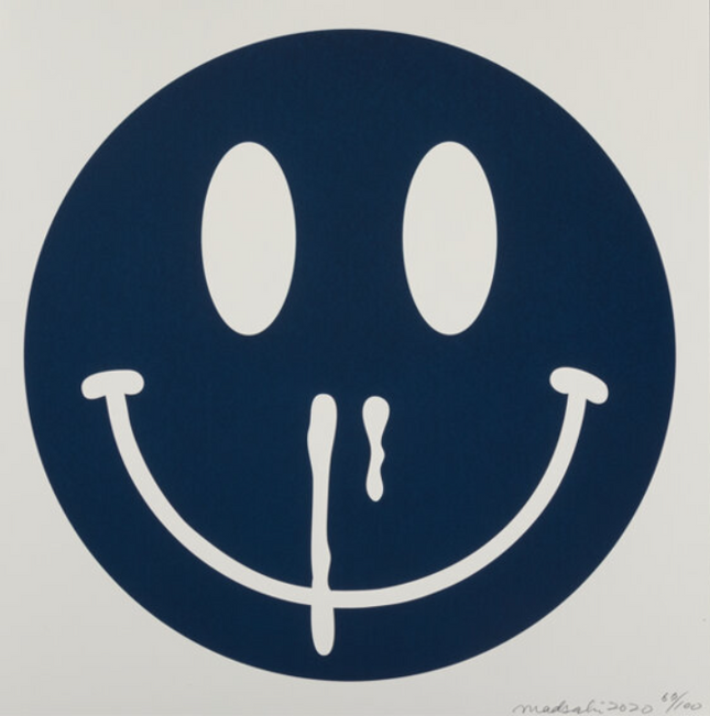 Happiness Overdose Azul Mariano_P Offset Lithograph Print by Madsaki