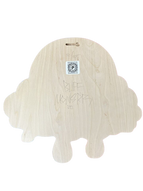 Happy 3D Die-Cut Wood UV Archival Print by Buff Monster