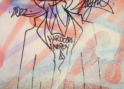 Hardcore Energy Original Spray Paint Marker Painting by Optimo NYC