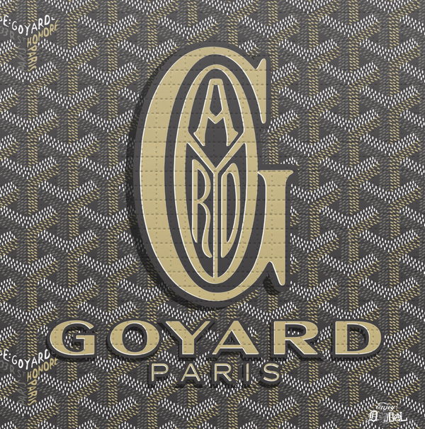 High Fashion Goyard Blotter Print by Denial- Daniel Bombardier