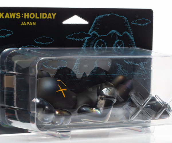 Holiday Japan- Black Fine Art Toy by Kaws- Brian Donnelly