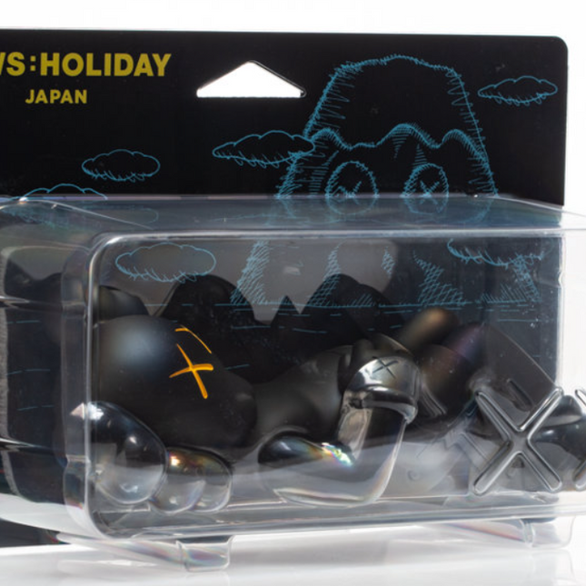 Holiday Japan- Black Fine Art Toy by Kaws- Brian Donnelly