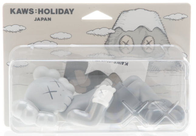 Holiday Japan- Grey Fine Art Toy by Kaws- Brian Donnelly