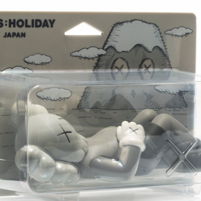 Holiday Japan- Grey Fine Art Toy by Kaws- Brian Donnelly