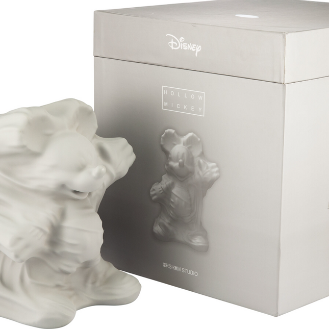 Hollow Mickey Grey Resin Sculpture by Disney x Apportfolio x Daniel Arsham