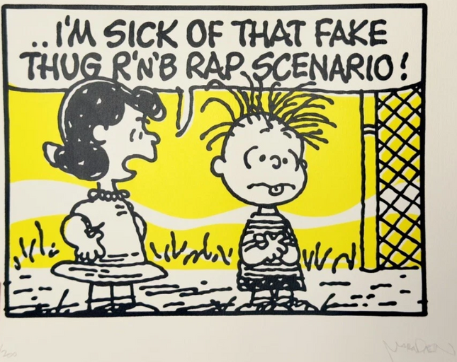 I'm Sick Of That Fake Thug Dead Prez Silkscreen Print by Mark Drew