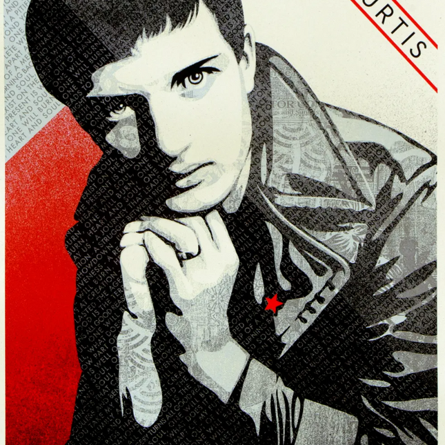 Ian Curtis Heart and Soul Silkscreen Print by Shepard Fairey- OBEY