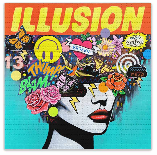 Illusion Blotter Paper Archival Print by Copyright