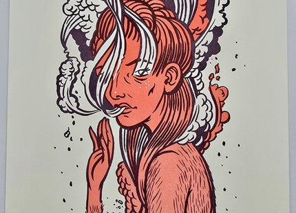 Im Sorry Im on Fire AP Letterpress Print by Dan Christofferson- Beeteeth