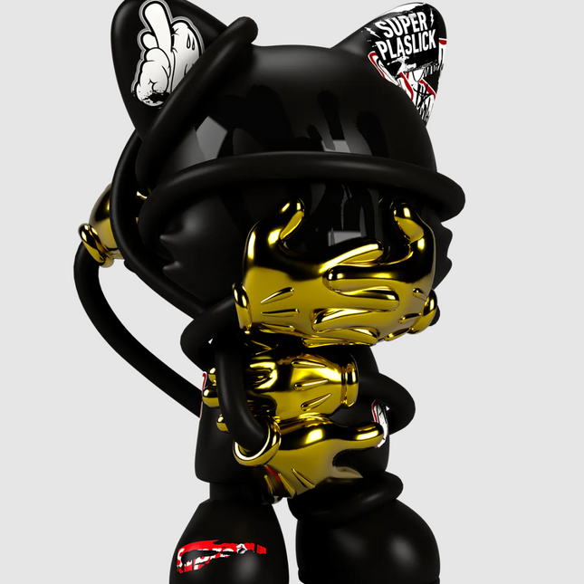 Janky De Slick Onyx SuperKranky SuperPlastic Art Toy by OG Slick