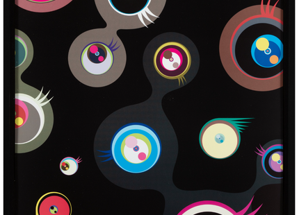 Jellyfish Eyes Black 2 Lithograph Print by Takashi Murakami TM/KK Modern