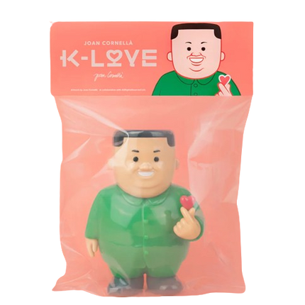 K-Love Green Art Toy by Joan Cornellà